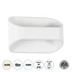 Μοντέρνα επιτοίχια απλίκα LED kelvo® EDEN 10W 1000lm 60° AC 220-240V IP20 φυσικό λευκό 4500K λευκό ματ 16x10.5x9cm