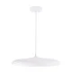 GloboStar® BARON 61255 Κρεμαστή Πλαφονιέρα Οροφής LED CCT 24W 2880lm 120° AC 220-240V - Εναλλαγή Φωτισμού μέσω Διακόπτη On/Off All In One Ψυχρό 6000k+Φυσικό 4500k+Θερμό 2700k Φ40 x Υ10cm - Λευκό - 3 Years Warranty