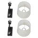 Μοντέρνα επιτοίχια απλίκα reading light kelvo® ROULETTE-R με φορτιστή USB 3A και ντουί E27 LED 3W 360lm φυσικό λευκό 4500K μαύρο & μπεζ 22x23.5x37cm σετ 2 τεμαχίων