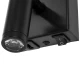Μοντέρνα επιτοίχια απλίκα reading light kelvo® ROULETTE-R με φορτιστή USB 3A και ντουί E27 LED 3W 360lm φυσικό λευκό 4500K μαύρο & μπεζ 22x23.5x37cm σετ 2 τεμαχίων
