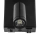 Μοντέρνα επιτοίχια απλίκα reading light kelvo® ROULETTE-R με φορτιστή USB 3A και ντουί E27 LED 3W 360lm φυσικό λευκό 4500K μαύρο & μπεζ 22x23.5x37cm σετ 2 τεμαχίων
