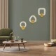 Μοντέρνο φωτιστικό τοίχου - απλίκα LED kelvo® ELIZA 8W 960lm 360° AC 220-240V IP20 ρυθμιζόμενο λευκό CCT με εναλλαγή χρωμάτων 2700K/4500K/6000K χρυσό 22x5x28.5cm
