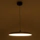 GloboStar® BARON 61255 Κρεμαστή Πλαφονιέρα Οροφής LED CCT 24W 2880lm 120° AC 220-240V - Εναλλαγή Φωτισμού μέσω Διακόπτη On/Off All In One Ψυχρό 6000k+Φυσικό 4500k+Θερμό 2700k Φ40 x Υ10cm - Λευκό - 3 Years Warranty