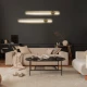 Μοντέρνο φωτιστικό τοίχου LED kelvo® HARLEM 18W 2160lm 120° AC 220-240V IP20 ρυθμιζόμενο λευκό CCT με εναλλαγή χρωμάτων 2700K/4500K/6000K χρυσό βούρτσας 5x4x120cm