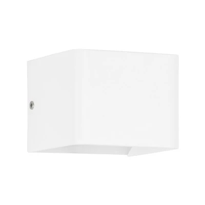 Μοντέρνα επιτοίχια απλίκα LED kelvo® CIRCOA 10W 1000lm 60° AC 220-240V IP44 θερμό λευκό 2700K λευκό ματ 10x8x10cm