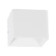 Μοντέρνα επιτοίχια απλίκα LED kelvo® CIRCOA 10W 1000lm 60° AC 220-240V IP44 θερμό λευκό 2700K λευκό ματ 10x8x10cm
