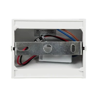 Μοντέρνα επιτοίχια απλίκα LED kelvo® CIRCOA 10W 1000lm 60° AC 220-240V IP44 θερμό λευκό 2700K λευκό ματ 10x8x10cm
