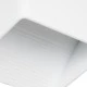 Μοντέρνα επιτοίχια απλίκα LED kelvo® CIRCOA 10W 1000lm 60° AC 220-240V IP44 θερμό λευκό 2700K λευκό ματ 10x8x10cm