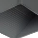 Μοντέρνα επιτοίχια απλίκα LED kelvo® CIRCOA 10W 1000lm θερμό λευκό 2700K IP44 γκρι ανθρακί ματ 10x8x10cm