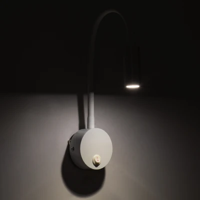 Επιτοίχιο μοντέρνο φωτιστικό LED kelvo® GOOSE 3W 300lm 36° AC 220-240V IP20 φυσικό λευκό 4500K λευκό ματ 6.5x15x24.5cm