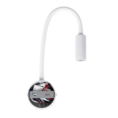 Επιτοίχιο μοντέρνο φωτιστικό LED kelvo® GOOSE 3W 300lm 36° AC 220-240V IP20 φυσικό λευκό 4500K λευκό ματ 6.5x15x24.5cm