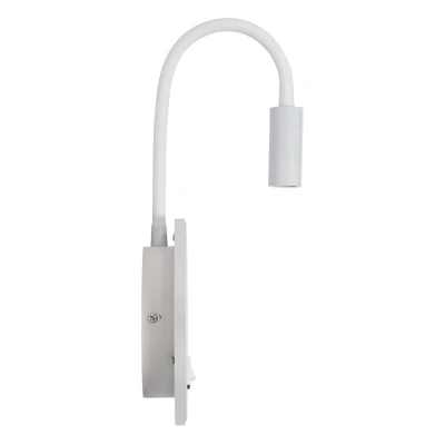 Μοντέρνα επιτοίχια απλίκα ανάγνωσης kelvo® GOOSE LED 6W 600lm 4500K με φορτιστή USB 3A λευκό ματ 15.5x15x30.5cm Μοντέρνα επιτοίχια απλίκα ανάγνωσης kelvo® GOOSE LED 6W 600lm 4500K με φορτιστή USB 3A λευκό ματ 15.5x15x30.5cm