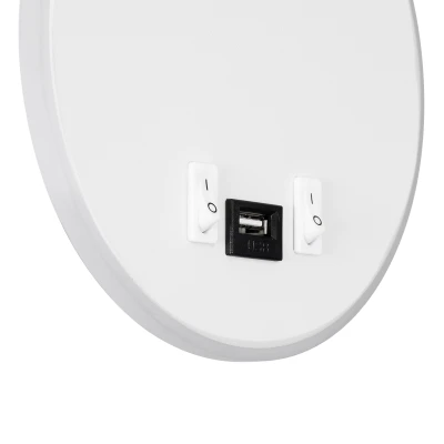 Μοντέρνα επιτοίχια απλίκα ανάγνωσης kelvo® GOOSE LED 6W 600lm 4500K με φορτιστή USB 3A λευκό ματ 15.5x15x30.5cm Μοντέρνα επιτοίχια απλίκα ανάγνωσης kelvo® GOOSE LED 6W 600lm 4500K με φορτιστή USB 3A λευκό ματ 15.5x15x30.5cm