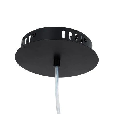 Κρεμαστό φωτιστικό οροφής ACRYLICA LED 20W 2240lm με δέσμη 360° και δυνατότητα εναλλαγής φωτισμού σε μαύρο χρώμα με διάφανο AC 220-240V