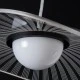 Κρεμαστό φωτιστικό οροφής ACRYLICA LED 20W 2240lm με δέσμη 360° και δυνατότητα εναλλαγής φωτισμού σε μαύρο χρώμα με διάφανο AC 220-240V
