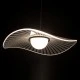 Κρεμαστό φωτιστικό οροφής ACRYLICA LED 20W 2240lm με δέσμη 360° και δυνατότητα εναλλαγής φωτισμού σε μαύρο χρώμα με διάφανο AC 220-240V