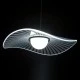 Κρεμαστό φωτιστικό οροφής ACRYLICA LED 20W 2240lm με δέσμη 360° και δυνατότητα εναλλαγής φωτισμού σε μαύρο χρώμα με διάφανο AC 220-240V