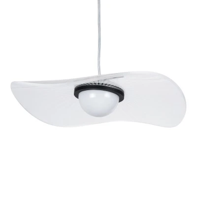 Κρεμαστό φωτιστικό οροφής ACRYLICA LED 20W 2240lm με δέσμη 360° και δυνατότητα εναλλαγής φωτισμού σε μαύρο χρώμα με διάφανο AC 220-240V
