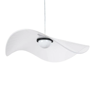 Φωτιστικό οροφής κρεμαστό ACRYLICA LED 20W 2240lm με δέσμη 360° AC 220-240V και εναλλαγή φωτισμού μέσω διακόπτη On/Off σε μαύρο με διάφανο χρώμα