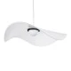 Φωτιστικό οροφής κρεμαστό ACRYLICA LED 20W 2240lm με δέσμη 360° AC 220-240V και εναλλαγή φωτισμού μέσω διακόπτη On/Off σε μαύρο με διάφανο χρώμα