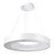 GloboStar® RA 61195 Κρεμαστό Φωτιστικό Δαχτυλίδι-Κύκλος LED CCT 67W 7370lm 120° AC 220-240V - Εναλλαγή Φωτισμού μέσω Τηλεχειριστηρίου All In One Ψυχρό 6000k+Φυσικό 4500k+Θερμό 2700k Dimmable Φ60cm - Λευκό - 3 Years Warranty