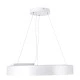 GloboStar® RA 61195 Κρεμαστό Φωτιστικό Δαχτυλίδι-Κύκλος LED CCT 67W 7370lm 120° AC 220-240V - Εναλλαγή Φωτισμού μέσω Τηλεχειριστηρίου All In One Ψυχρό 6000k+Φυσικό 4500k+Θερμό 2700k Dimmable Φ60cm - Λευκό - 3 Years Warranty