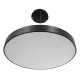 Πλαφονιέρα Οροφής LED BURTON CCT 100W 11020lm 120° AC 220-240V - Εναλλαγή Φωτισμού μέσω Τηλεχειριστηρίου All In One - Μαύρο GloboStar® BURTON 61204-S Πλαφονιέρα Οροφής LED CCT 100W 11020lm 120° AC 220-240V - Εναλλαγή Φωτισμού μέσω Τηλεχειριστηρίου All In One Ψυχρό 6000k+Φυσικό 4500k+Θερμό 2700k Dimmable Φ80cm - Μαύρο - 3 Years Warranty