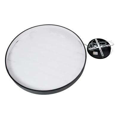 Πλαφονιέρα Οροφής LED BURTON CCT 100W 11020lm 120° AC 220-240V - Εναλλαγή Φωτισμού μέσω Τηλεχειριστηρίου All In One - Μαύρο GloboStar® BURTON 61204-S Πλαφονιέρα Οροφής LED CCT 100W 11020lm 120° AC 220-240V - Εναλλαγή Φωτισμού μέσω Τηλεχειριστηρίου All In One Ψυχρό 6000k+Φυσικό 4500k+Θερμό 2700k Dimmable Φ80cm - Μαύρο - 3 Years Warranty