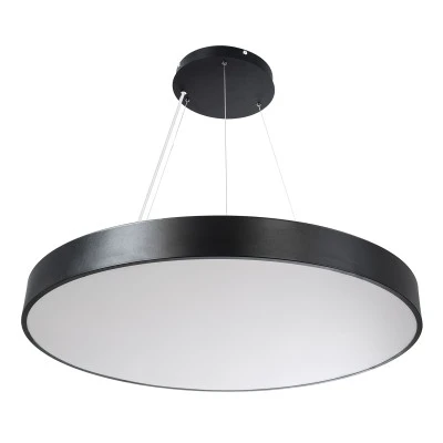 Πλαφονιέρα Οροφής LED BURTON CCT 100W 11020lm 120° AC 220-240V - Εναλλαγή Φωτισμού μέσω Τηλεχειριστηρίου All In One - Μαύρο GloboStar® BURTON 61204-S Πλαφονιέρα Οροφής LED CCT 100W 11020lm 120° AC 220-240V - Εναλλαγή Φωτισμού μέσω Τηλεχειριστηρίου All In One Ψυχρό 6000k+Φυσικό 4500k+Θερμό 2700k Dimmable Φ80cm - Μαύρο - 3 Years Warranty