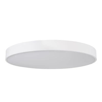 GloboStar® BURTON 61205-S Πλαφονιέρα Οροφής LED CCT 100W 11020lm 120° AC 220-240V - Εναλλαγή Φωτισμού μέσω Τηλεχειριστηρίου All In One Ψυχρό 6000k+Φυσικό 4500k+Θερμό 2700k Dimmable Φ80cm - Λευκό - 3 Years Warranty