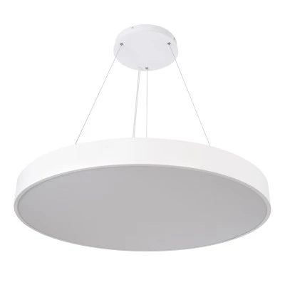 GloboStar® BURTON 61205-S Πλαφονιέρα Οροφής LED CCT 100W 11020lm 120° AC 220-240V - Εναλλαγή Φωτισμού μέσω Τηλεχειριστηρίου All In One Ψυχρό 6000k+Φυσικό 4500k+Θερμό 2700k Dimmable Φ80cm - Λευκό - 3 Years Warranty
