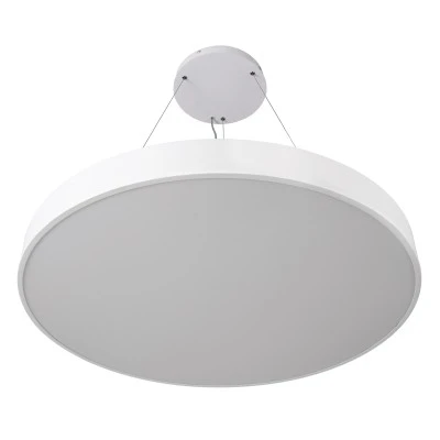 GloboStar® BURTON 61205-S Πλαφονιέρα Οροφής LED CCT 100W 11020lm 120° AC 220-240V - Εναλλαγή Φωτισμού μέσω Τηλεχειριστηρίου All In One Ψυχρό 6000k+Φυσικό 4500k+Θερμό 2700k Dimmable Φ80cm - Λευκό - 3 Years Warranty