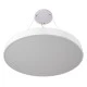 GloboStar® BURTON 61205-S Πλαφονιέρα Οροφής LED CCT 100W 11020lm 120° AC 220-240V - Εναλλαγή Φωτισμού μέσω Τηλεχειριστηρίου All In One Ψυχρό 6000k+Φυσικό 4500k+Θερμό 2700k Dimmable Φ80cm - Λευκό - 3 Years Warranty