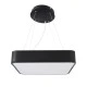 Πλαφονιέρα Οροφής LED KAMALA CCT 67W 7370lm 120° AC 220-240V - Εναλλαγή Φωτισμού μέσω Τηλεχειριστηρίου All In One - Μαύρο GloboStar® KAMALA 61206-S Πλαφονιέρα Οροφής LED CCT 67W 7370lm 120° AC 220-240V - Εναλλαγή Φωτισμού μέσω Τηλεχειριστηρίου All In One Ψυχρό 6000k+Φυσικό 4500k+Θερμό 2700k Dimmable Μ40 x Π40 x Υ8cm- Μαύρο - 3 Years Warranty