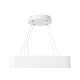 GloboStar® KAMALA 61207-S Πλαφονιέρα Οροφής LED CCT 67W 7370lm 120° AC 220-240V - Εναλλαγή Φωτισμού μέσω Τηλεχειριστηρίου All In One Ψυχρό 6000k+Φυσικό 4500k+Θερμό 2700k Dimmable Μ40 x Π40 x Υ8cm - Λευκό - 3 Years Warranty