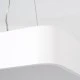 GloboStar® KAMALA 61207-S Πλαφονιέρα Οροφής LED CCT 67W 7370lm 120° AC 220-240V - Εναλλαγή Φωτισμού μέσω Τηλεχειριστηρίου All In One Ψυχρό 6000k+Φυσικό 4500k+Θερμό 2700k Dimmable Μ40 x Π40 x Υ8cm - Λευκό - 3 Years Warranty