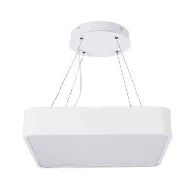 GloboStar® KAMALA 61207-S Πλαφονιέρα Οροφής LED CCT 67W 7370lm 120° AC 220-240V - Εναλλαγή Φωτισμού μέσω Τηλεχειριστηρίου All In One Ψυχρό 6000k+Φυσικό 4500k+Θερμό 2700k Dimmable Μ40 x Π40 x Υ8cm - Λευκό - 3 Years Warranty