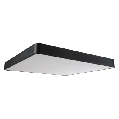 Μοντέρνο φωτιστικό οροφής KAMALA LED 100W 11020lm 120° AC 220-240V IP20 ρυθμιζόμενο λευκό CCT με χειριστήριο μαύρο ματ 80x80x8cm