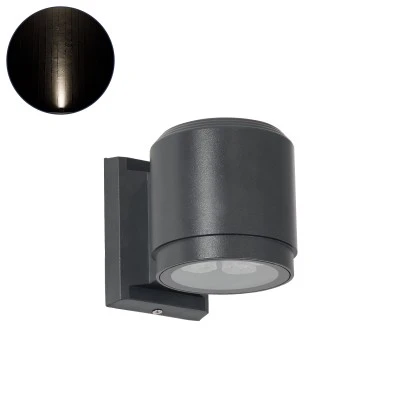 Μοντέρνο επιτοίχιο φωτιστικό LED kelvo® WALLLIGHT-SONA 12W 1140lm DC 24V IP67 φυσικό λευκό 4500K γκρι ανθρακί ματ 9.5x13x11cm Μοντέρνο επιτοίχιο φωτιστικό LED kelvo® WALLLIGHT-SONA 12W 1140lm DC 24V IP67 φυσικό λευκό 4500K γκρι ανθρακί ματ 9.5x13x11cm