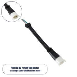 Ταχυσύνδεσμος τροφοδοσίας για Wall Washer IP65 POWER CONNECTOR Series 2 PIN Female για μονόχρωμα Wall Washer μαύρο
