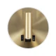 GloboStar® LADY-R 60940 Μοντέρνο Φωτιστικό Τοίχου - Απλίκα Ξενοδοχείου Bed Side LED 6W 600lm 36° & 360° AC 220-240V - Reading Light & 360° Κρυφός Φωτισμός - Φορτιστής USB 3A - Φ15 x Υ7cm - Φυσικό Λευκό 4500K - Χρυσό Βούρτσας