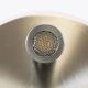 Επιτοίχια απλίκα ανάγνωσης LED με φορτιστή USB kelvo® LADY-R 6W 600lm φυσικό λευκό 4500K νίκελ βούρτσας 15x15x17cm 60941