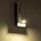 Απλίκα τοίχου LED kelvo® MANHATTAN 3W 405lm φυσικό λευκό 4500K 36° IP20 λευκό 7x7x17cm