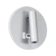 Επιτοίχιο φωτιστικό LED kelvo® JERSEY reading light με φορτιστή USB 10W 1380lm φυσικό λευκό 4500K νίκελ βούρτσας 14.5x14.5x6cm