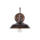 Vintage φωτιστικό τοίχου kelvo® RAY απλίκα με ντουί 1 x E27 AC 220-240V IP20 χάλκινο εφέ σκουριάς 26x37x32cm 01067