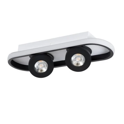 Φωτιστικό Οροφής Linear Design LED NESPO CCT με Κινούμενα Σποτ LED Spot Downlight 36W 4032lm 360° & 45° AC 220-240V - Εναλλαγή Φωτισμού μέσω Διακόπτη On/Off All In One - Μαύρο GloboStar® NESPO 61212 Φωτιστικό Οροφής Linear Design LED CCT με Κινούμενα Σποτ LED Spot Downlight 36W 4032lm 360° & 45° AC 220-240V - Εναλλαγή Φωτισμού μέσω Διακόπτη On/Off All In One Ψυχρό 6000k+Φυσικό 4500k+Θερμό 2700k Μ40 x Π13 x Υ6.5cm - Μαύρο