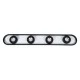 Φωτιστικό Οροφής Linear Design LED NESPO CCT με Κινούμενα Σποτ LED Spot Downlight 48W 5376lm 360° & 45° AC 220-240V - Εναλλαγή Φωτισμού μέσω Διακόπτη On/Off All In One- Μαύρο GloboStar® NESPO 61214 Φωτιστικό Οροφής Linear Design LED CCT με Κινούμενα Σποτ LED Spot Downlight 48W 5376lm 360° & 45° AC 220-240V - Εναλλαγή Φωτισμού μέσω Διακόπτη On/Off All In One Ψυχρό 6000k+Φυσικό 4500k+Θερμό 2700k Μ80 x Π13 x Υ6.5cm - Μαύρο