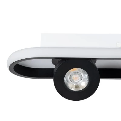 Φωτιστικό Οροφής Linear Design LED NESPO CCT με Κινούμενα Σποτ LED Spot Downlight 48W 5376lm 360° & 45° AC 220-240V - Εναλλαγή Φωτισμού μέσω Διακόπτη On/Off All In One- Μαύρο GloboStar® NESPO 61214 Φωτιστικό Οροφής Linear Design LED CCT με Κινούμενα Σποτ LED Spot Downlight 48W 5376lm 360° & 45° AC 220-240V - Εναλλαγή Φωτισμού μέσω Διακόπτη On/Off All In One Ψυχρό 6000k+Φυσικό 4500k+Θερμό 2700k Μ80 x Π13 x Υ6.5cm - Μαύρο