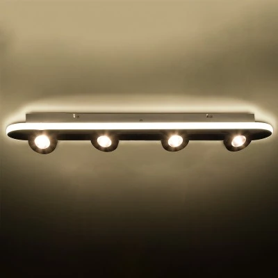 Φωτιστικό Οροφής Linear Design LED NESPO CCT με Κινούμενα Σποτ LED Spot Downlight 48W 5376lm 360° & 45° AC 220-240V - Εναλλαγή Φωτισμού μέσω Διακόπτη On/Off All In One - Λευκό GloboStar® NESPO 61215 Φωτιστικό Οροφής Linear Design LED CCT με Κινούμενα Σποτ LED Spot Downlight 48W 5376lm 360° & 45° AC 220-240V - Εναλλαγή Φωτισμού μέσω Διακόπτη On/Off All In One Ψυχρό 6000k+Φυσικό 4500k+Θερμό 2700k Μ80 x Π13 x Υ6.5cm - Λευκό