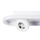 Φωτιστικό Οροφής Linear Design LED NESPO CCT με Κινούμενα Σποτ LED Spot Downlight 48W 5376lm 360° & 45° AC 220-240V - Εναλλαγή Φωτισμού μέσω Διακόπτη On/Off All In One - Λευκό GloboStar® NESPO 61215 Φωτιστικό Οροφής Linear Design LED CCT με Κινούμενα Σποτ LED Spot Downlight 48W 5376lm 360° & 45° AC 220-240V - Εναλλαγή Φωτισμού μέσω Διακόπτη On/Off All In One Ψυχρό 6000k+Φυσικό 4500k+Θερμό 2700k Μ80 x Π13 x Υ6.5cm - Λευκό